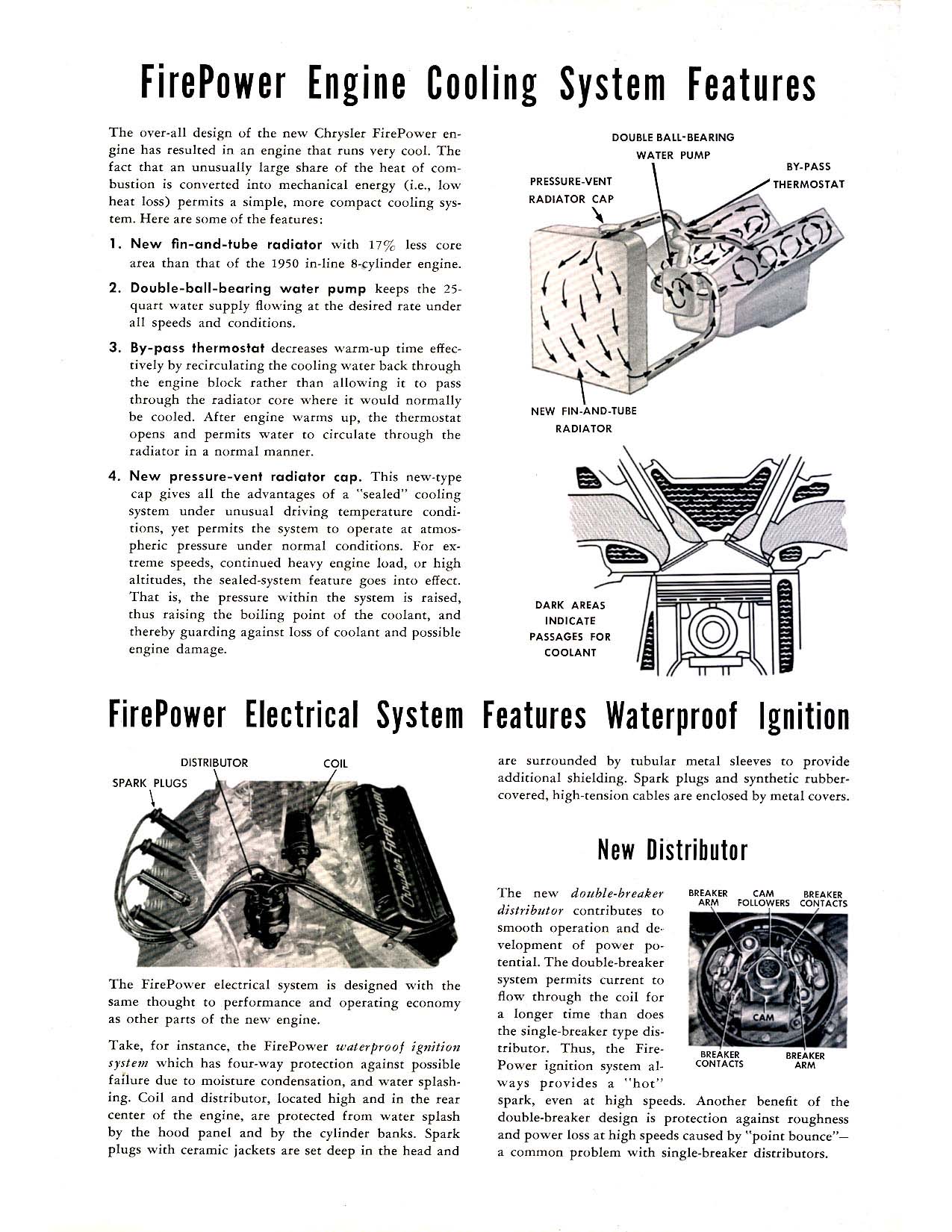 1951 Chrysler Firepower Advantages Brochure Page 2